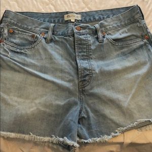 Madewell button-front shorts